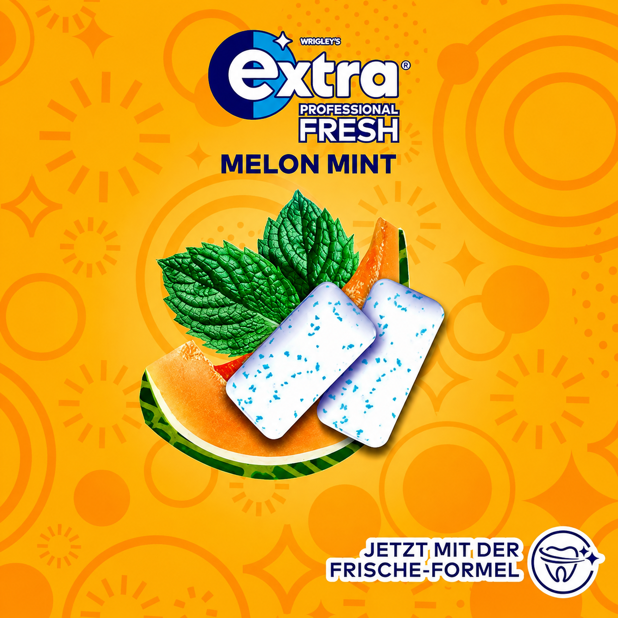 Wrigley's Extra Professional Fresh Melon Mint Dose (50 Dragees)