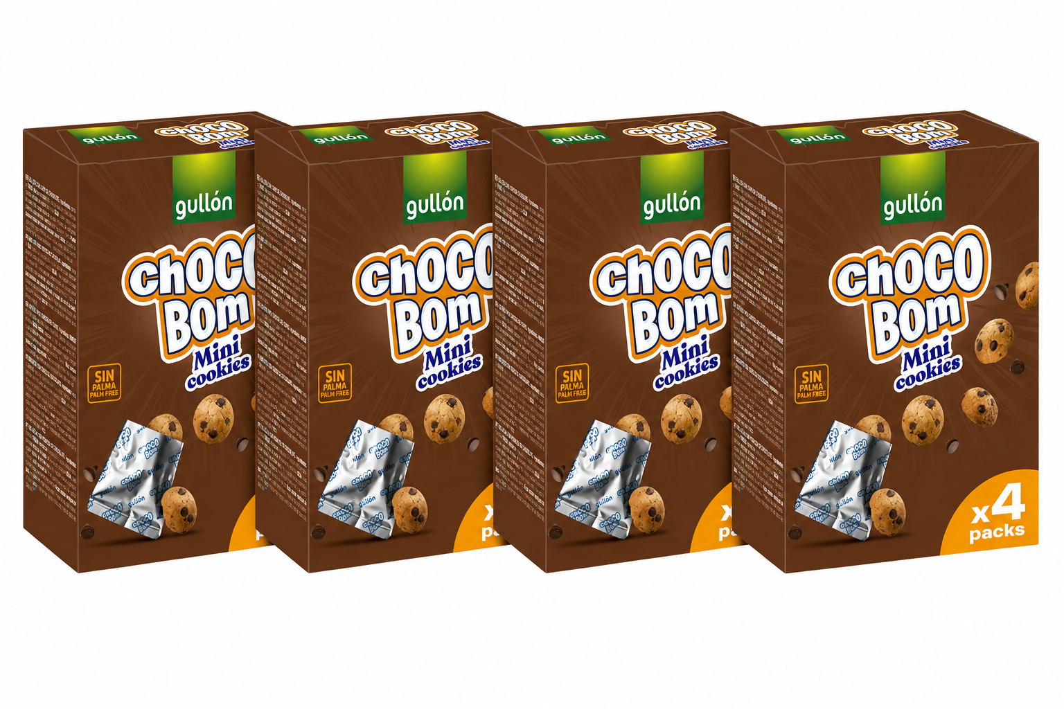 Gullón Chocobom Mini Cookies 4 x 160g