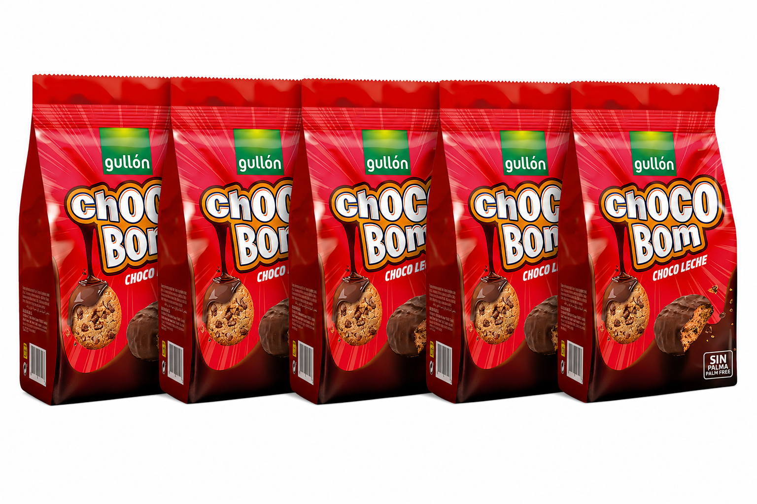 Gullón Chocobom choco leche 5 x 100g