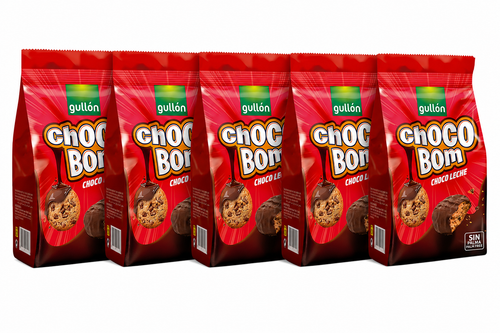 Gullón Chocobom choco leche 5 x 100g
