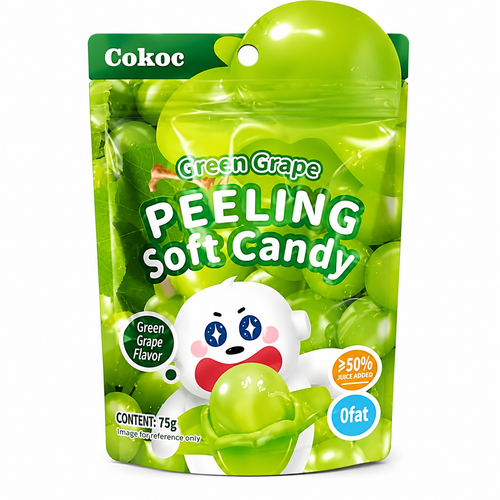 Cokoc Peeling Gummies Green Grape 75 g