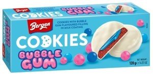 Bergen Cookies Bubble Gum 128 g
