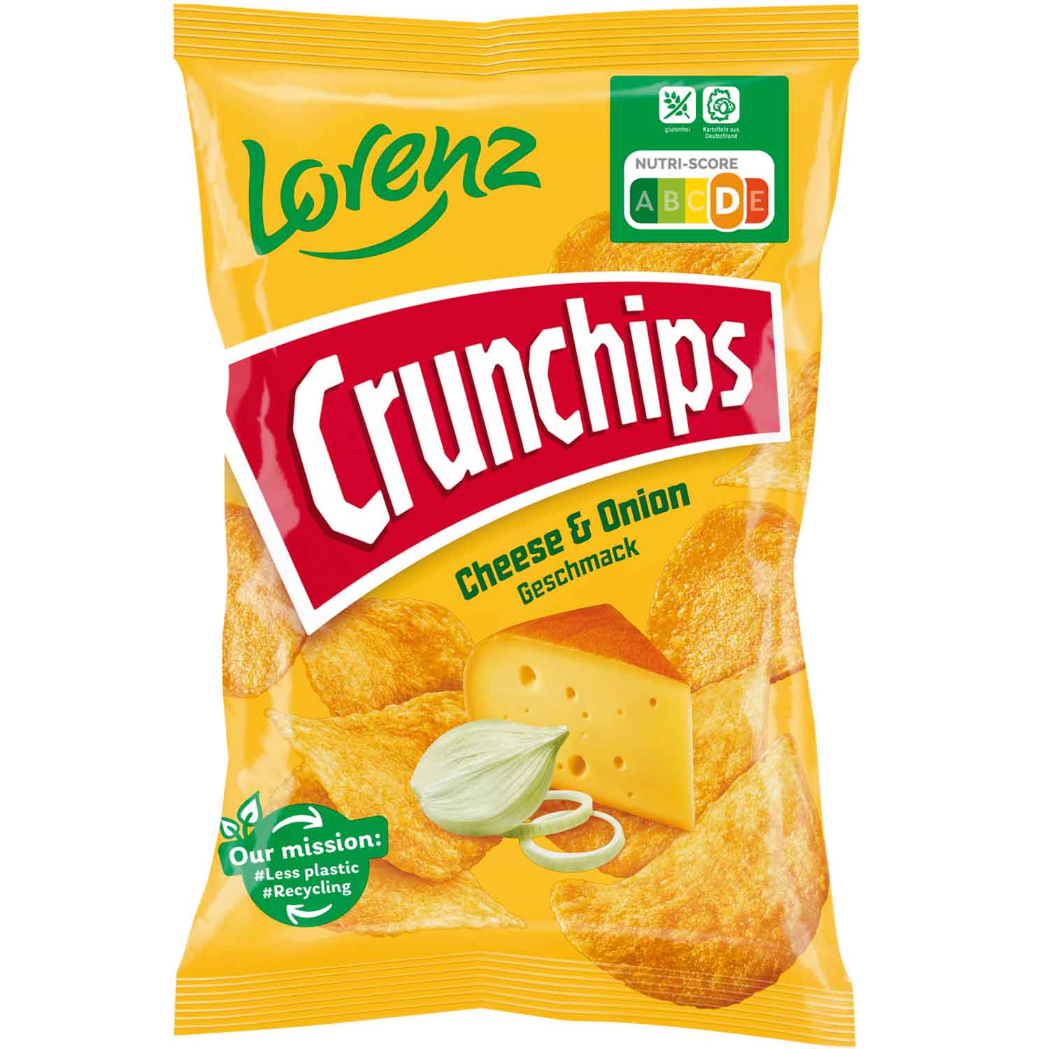 Lorenz Crunchips Cheese & Onion 150 g