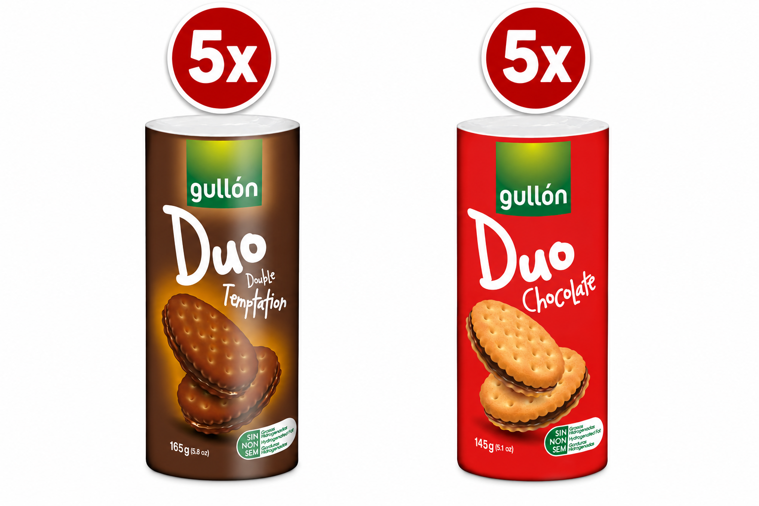 Gullon Duo Mix / 5x Duo Chocolate & 5 x Duo Temptation