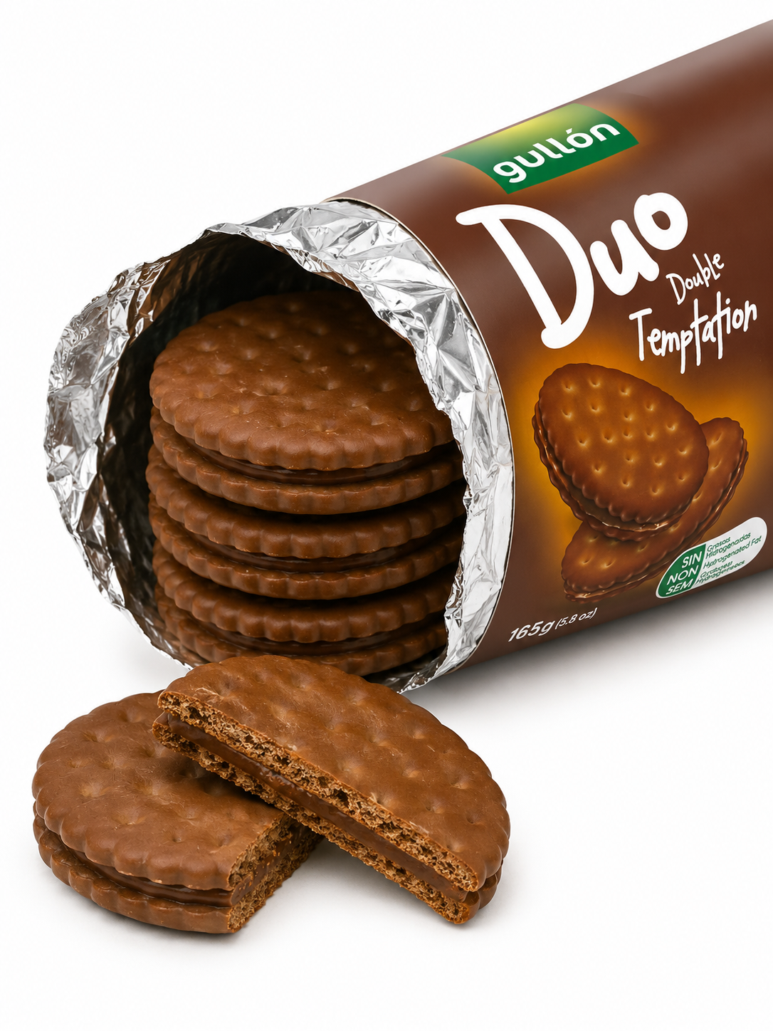 Gullon Duo doble cacao 165g