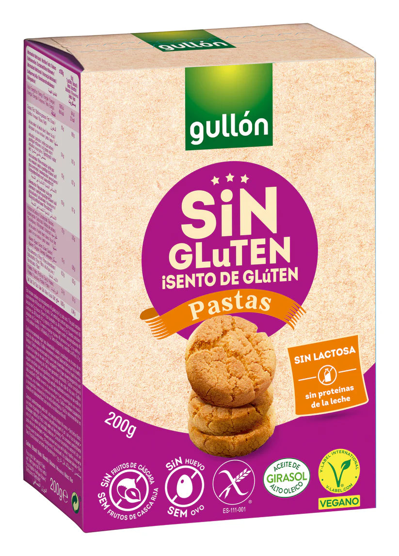 Gullon Glutenfreie Kekse Pastas 200 g