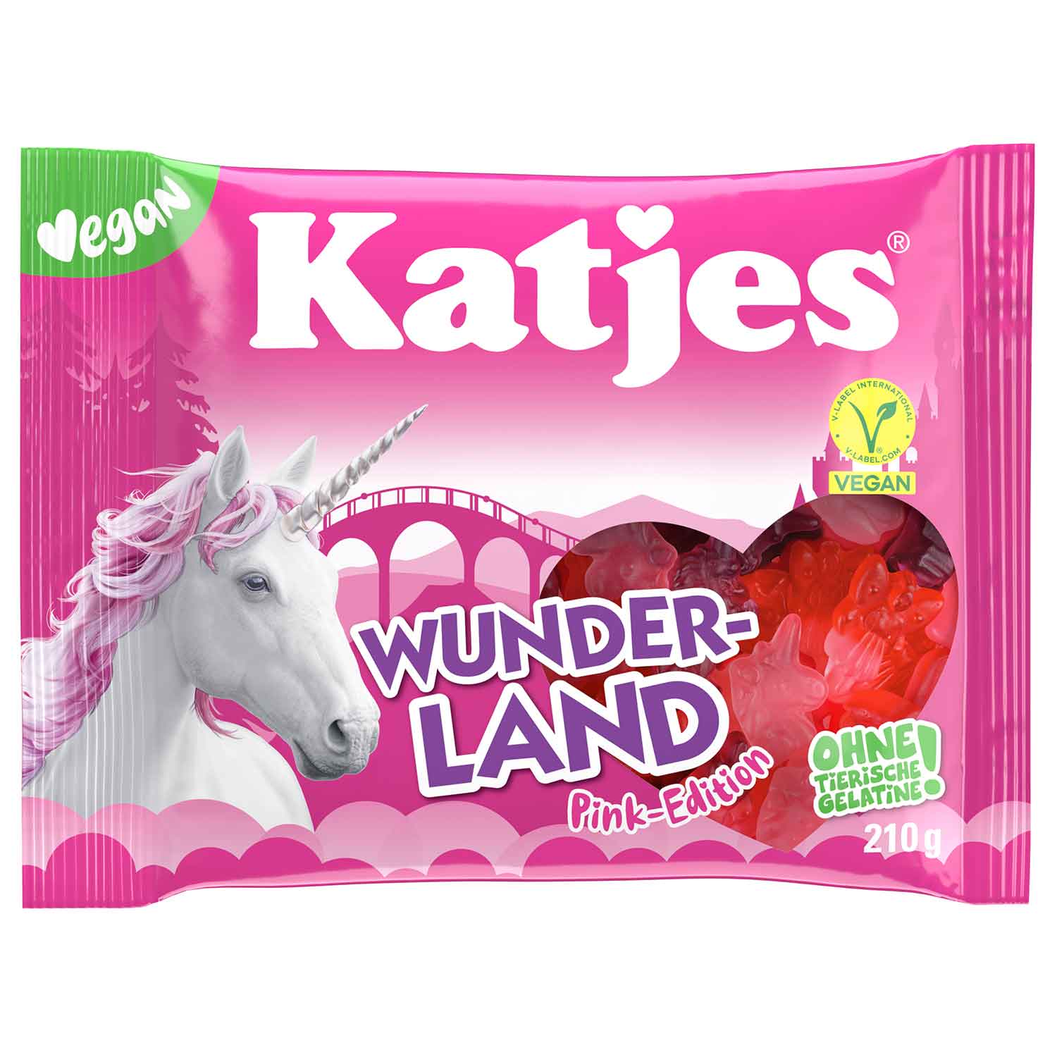 Katjes Wunderland Pink Edition Vegan 210 g