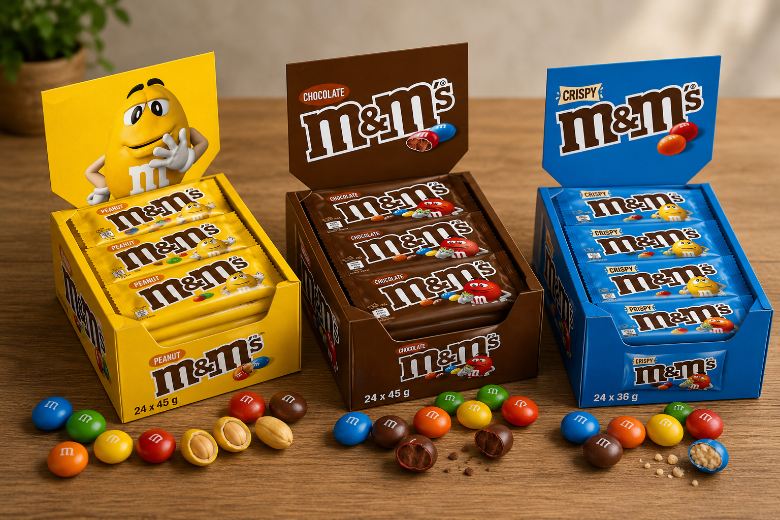 M&M´s Display Bundle 3 er Mix