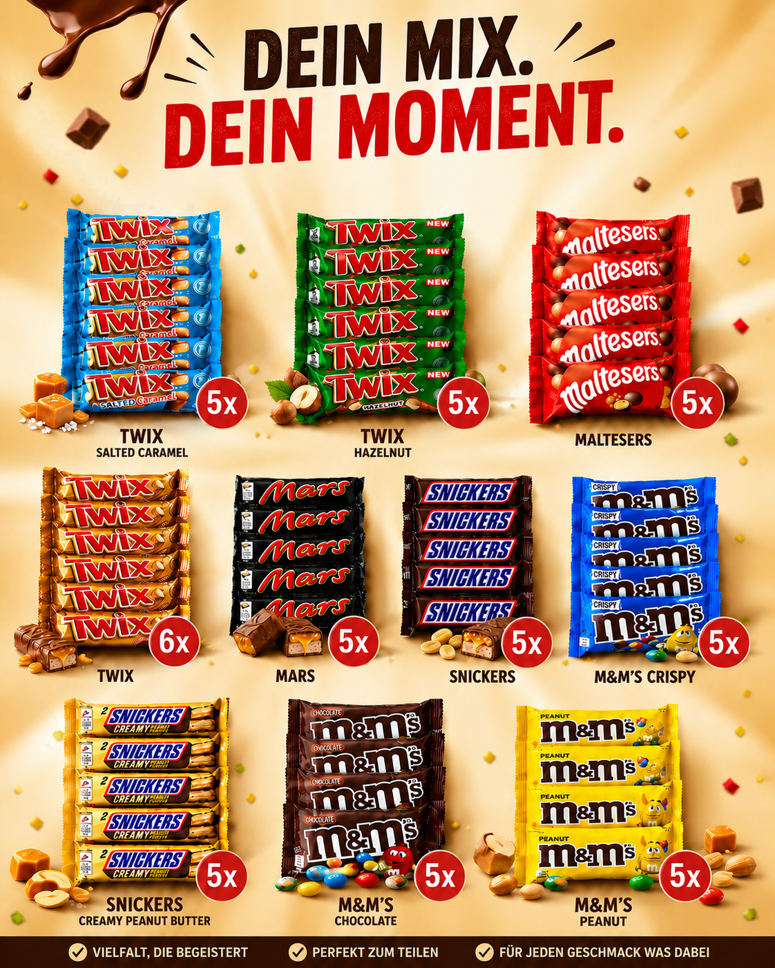 XXL Mega Schokobox über 50 Artikel!