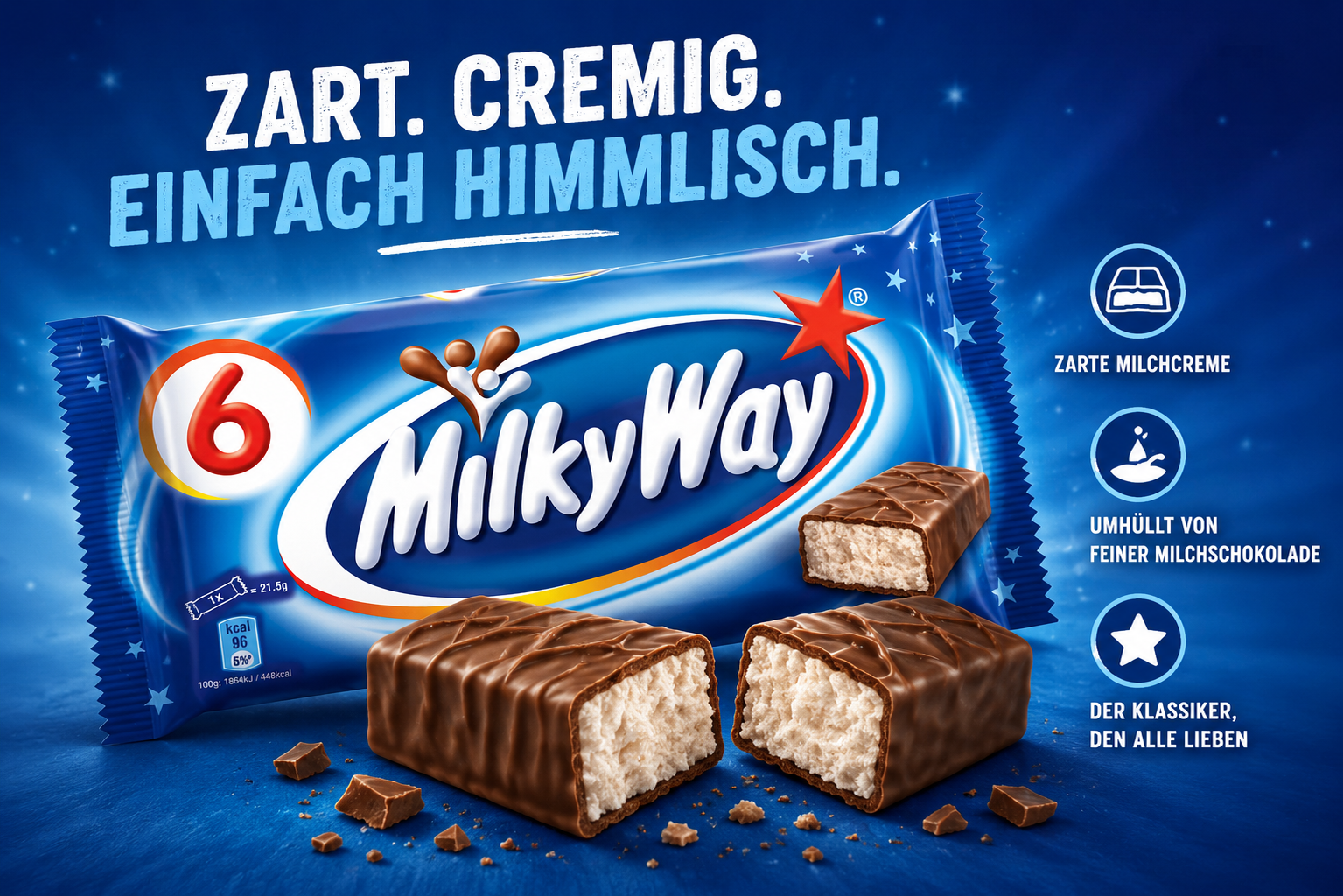 Milky Way 6 x 21,5g