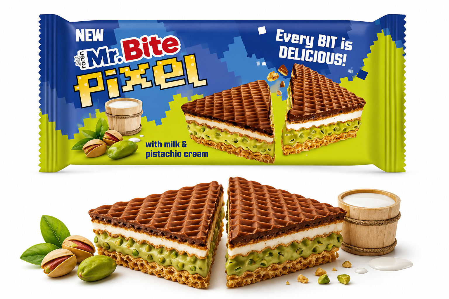 Mr. Bite Pixel Pistazie 24 x 28g