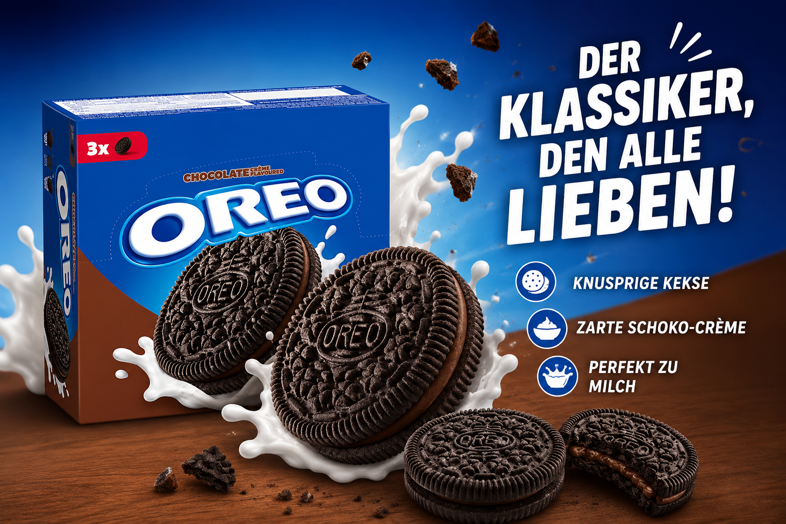 Oreo Chocolate Cream (3er) 12 x 26,25g