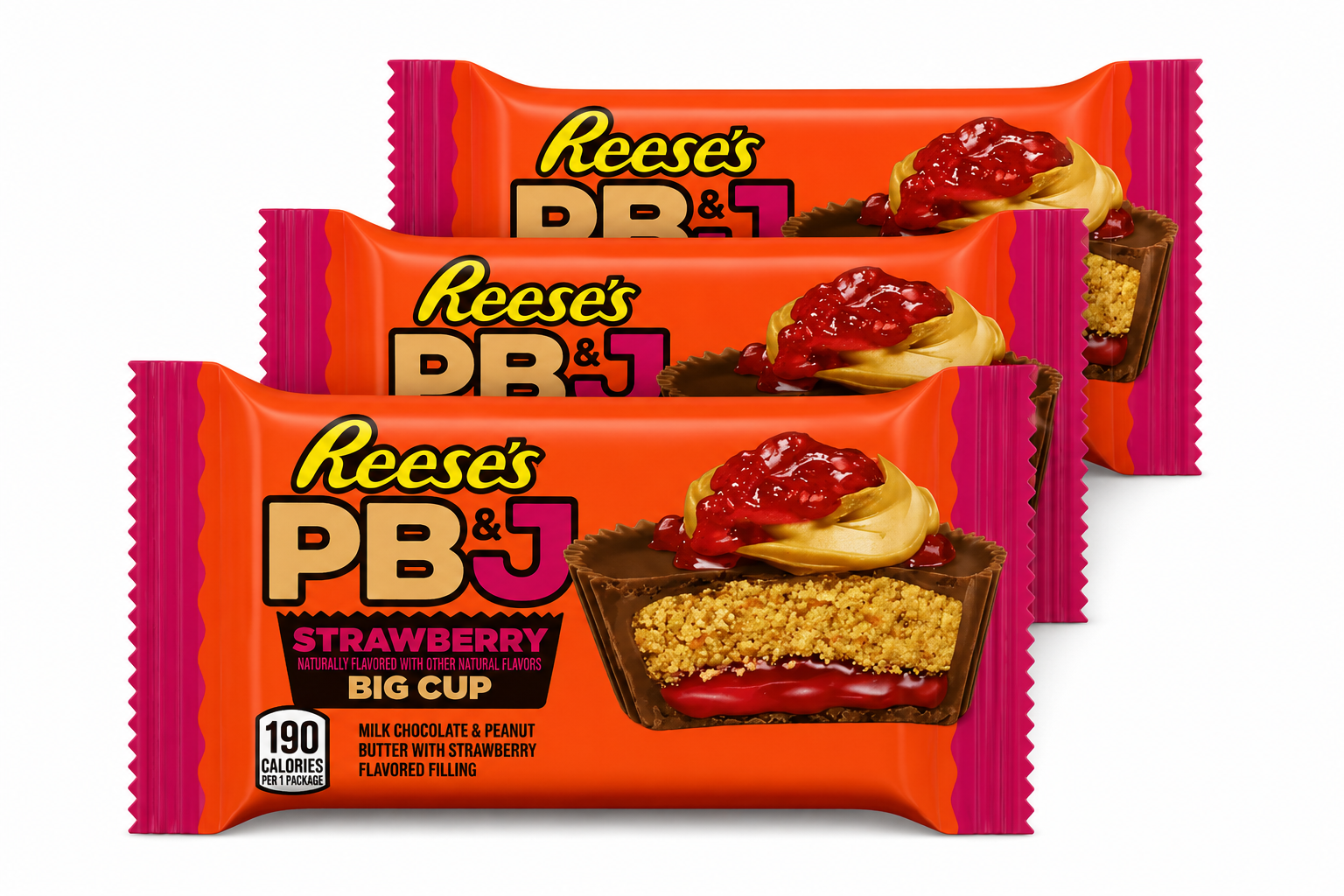 Reese's Big Cup Strawberry 3 x 79 g