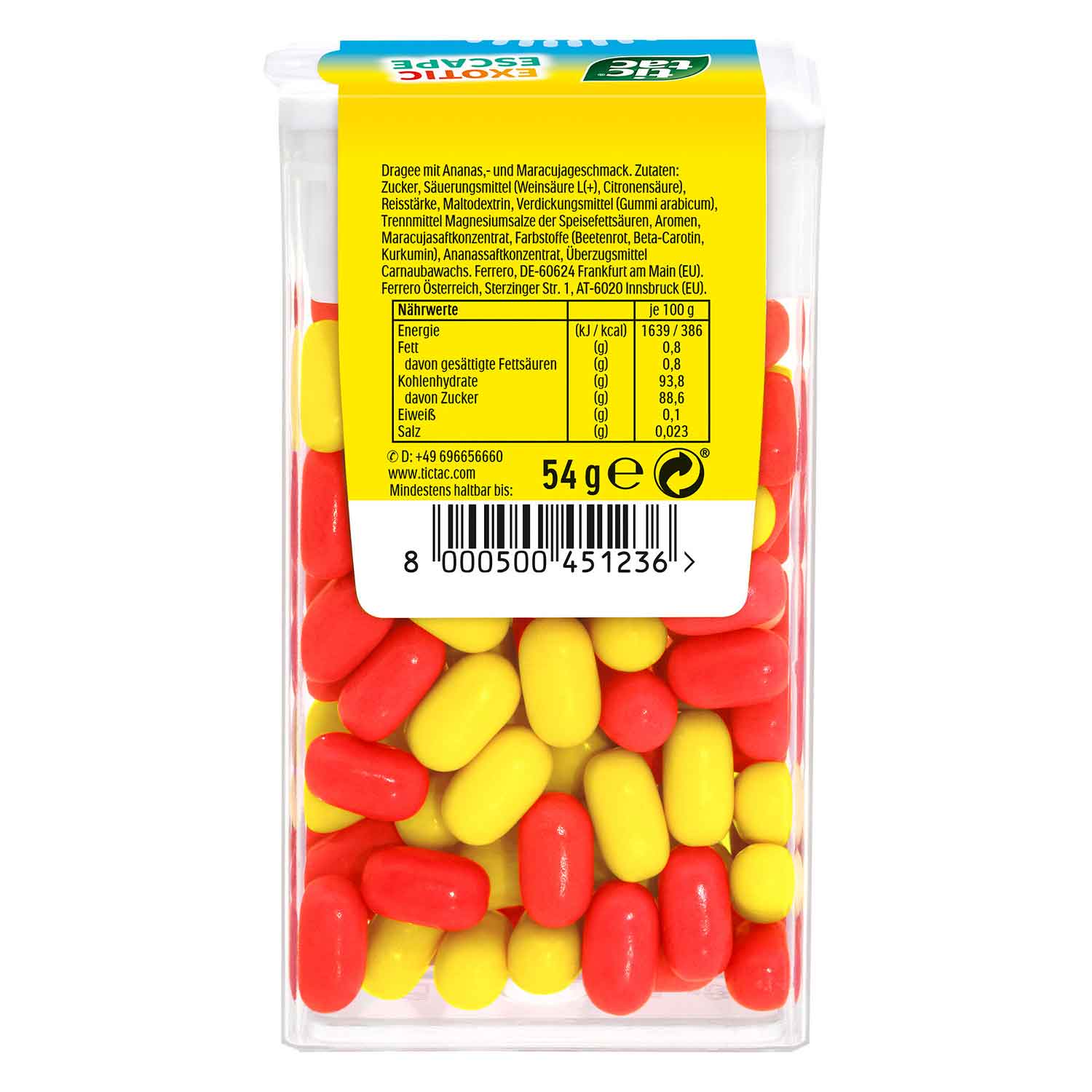 Tic Tac Exotic Escape 54 g