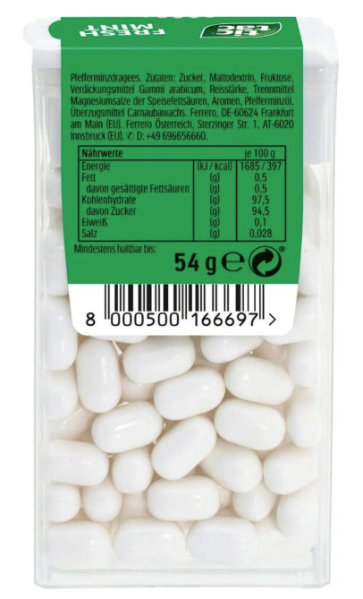 Tic Tac Fresh Mint 54 g