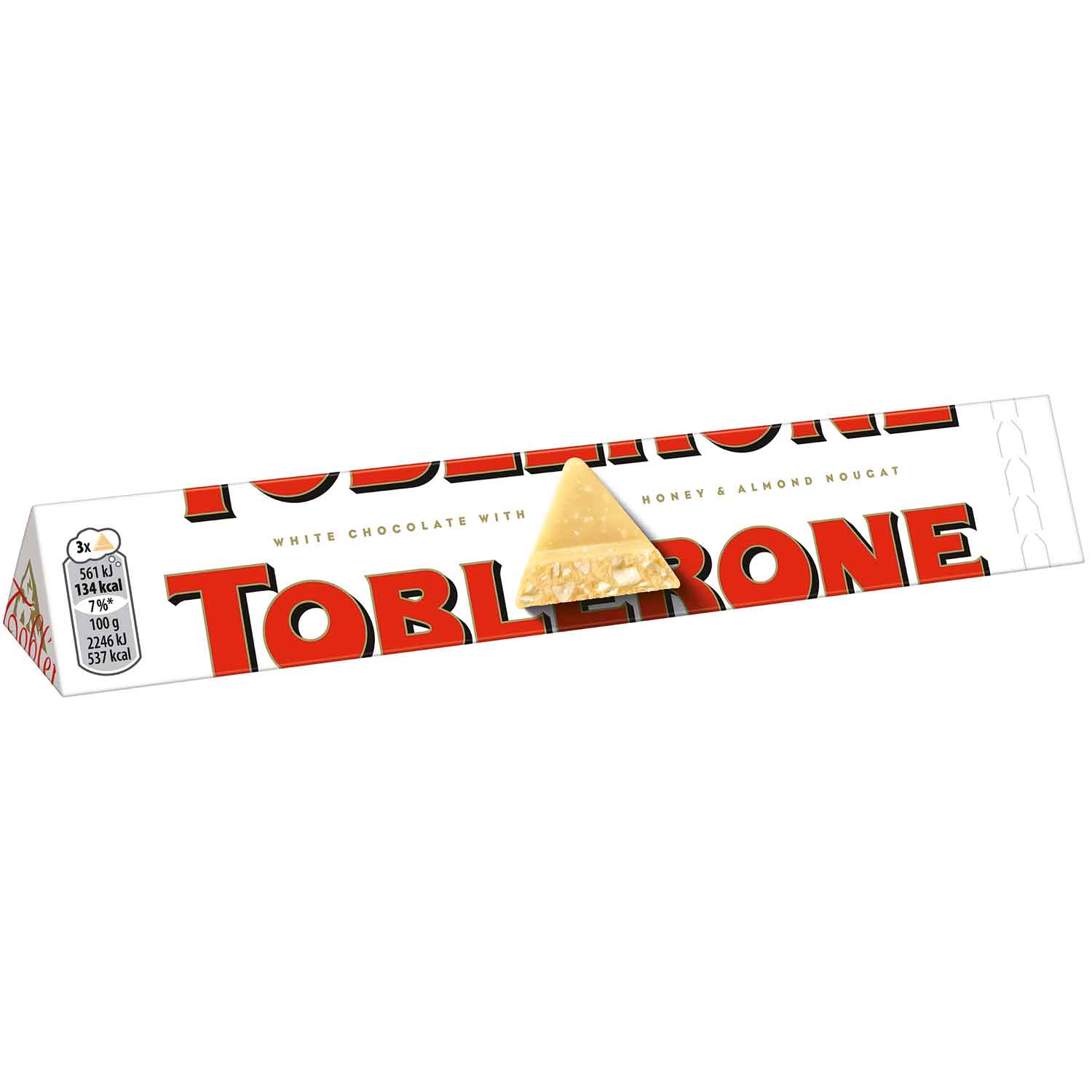 Toblerone Bundle 3 x 100g White, Crunchy Almond, Gold