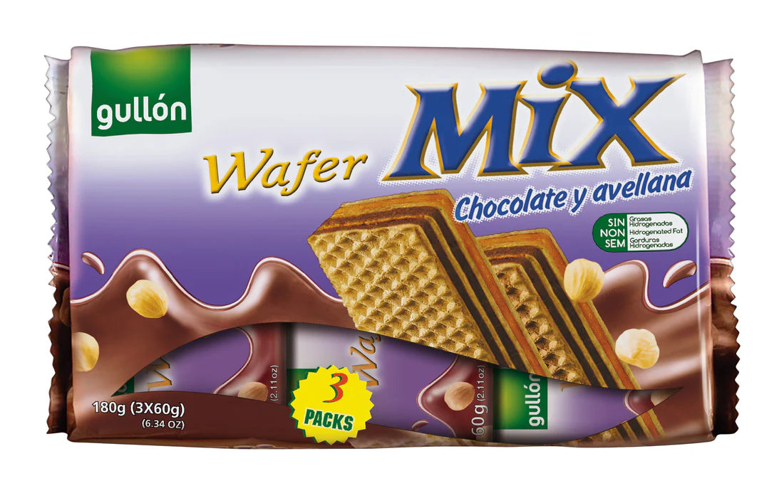 Gullon Wafer Mix Choco Avella 180g