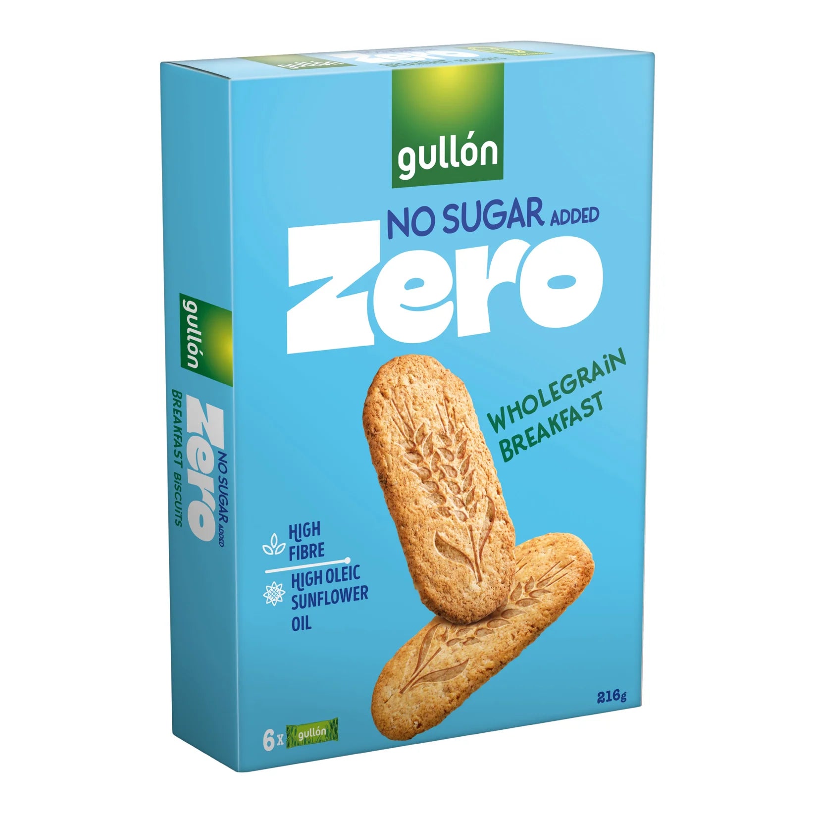 Gullón No sugar added Zero wholegrain Breakfast 4 x 216g
